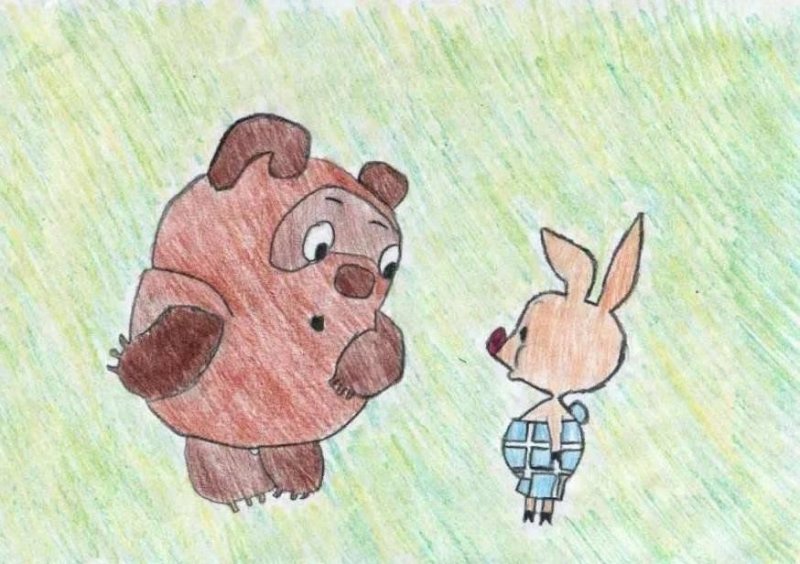 Винни пух и Пятачок русская версия