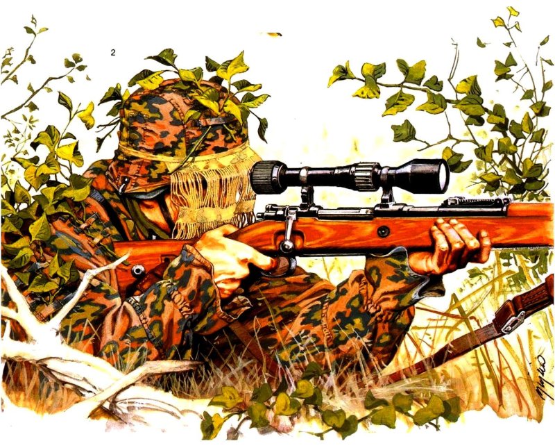 Снайпер Ваффен СС