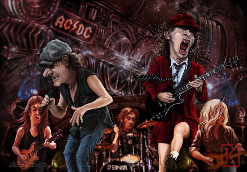 AC DC Angus young 2021