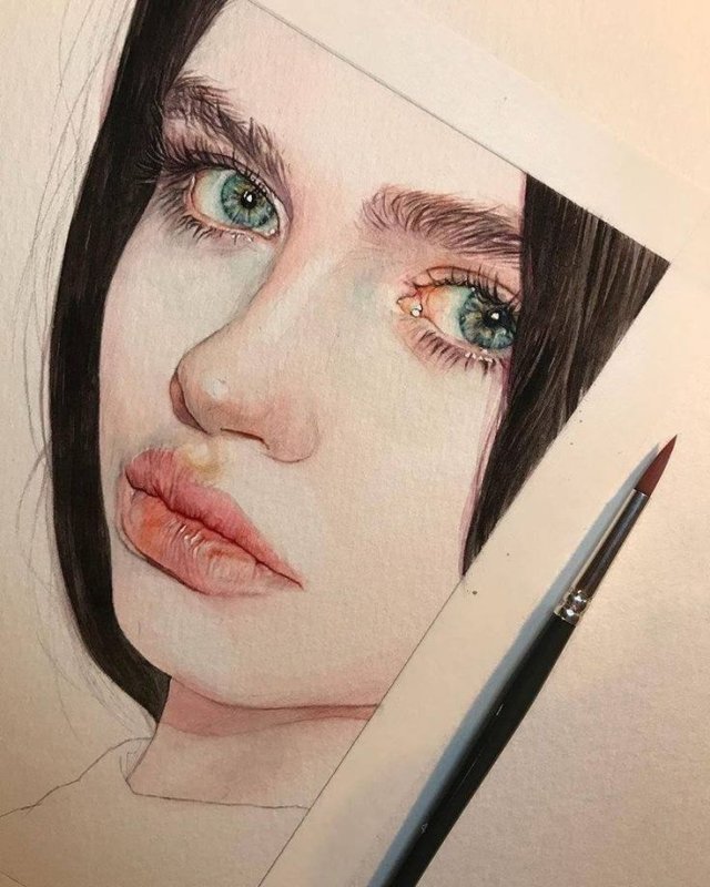 Рисунки цветными карандашами