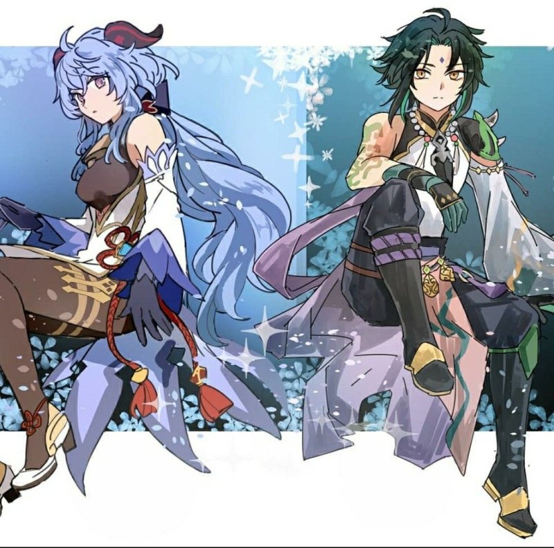 Сяо и Гань Юй арты