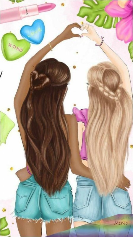 красивые рисунки для подруги