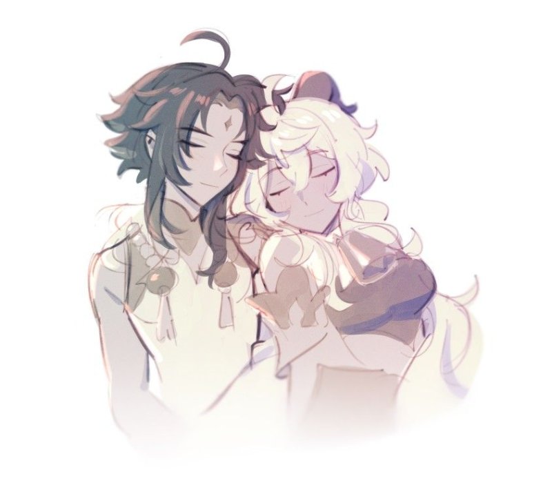 Гань Юй Геншин арт