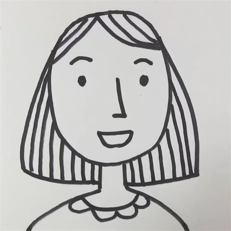 Рисование портрета для дошкольников