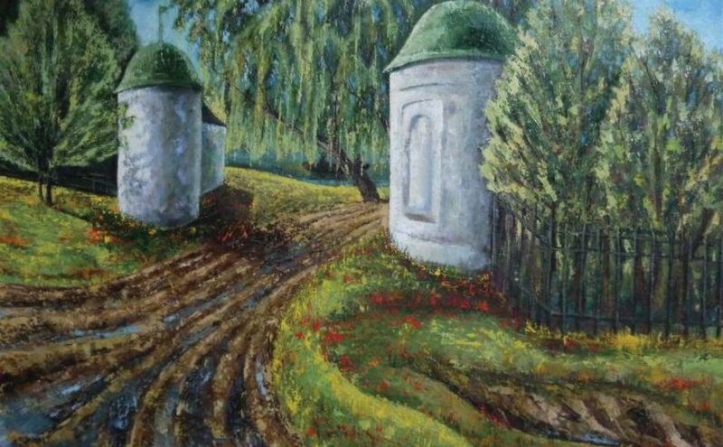 Картина Ясной Поляны толстой