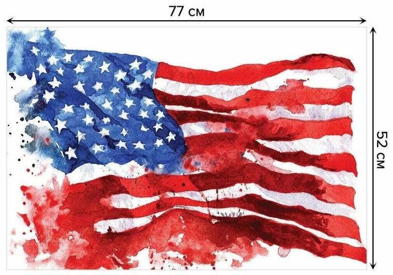 Американский флаг арт