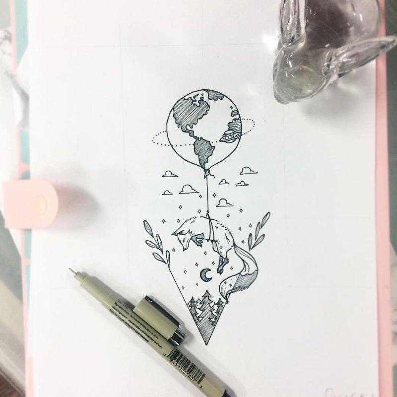 Рисунки для вдохновения карандашом