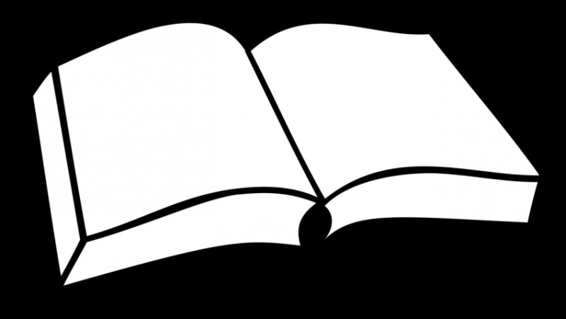 Книжка на белом фоне