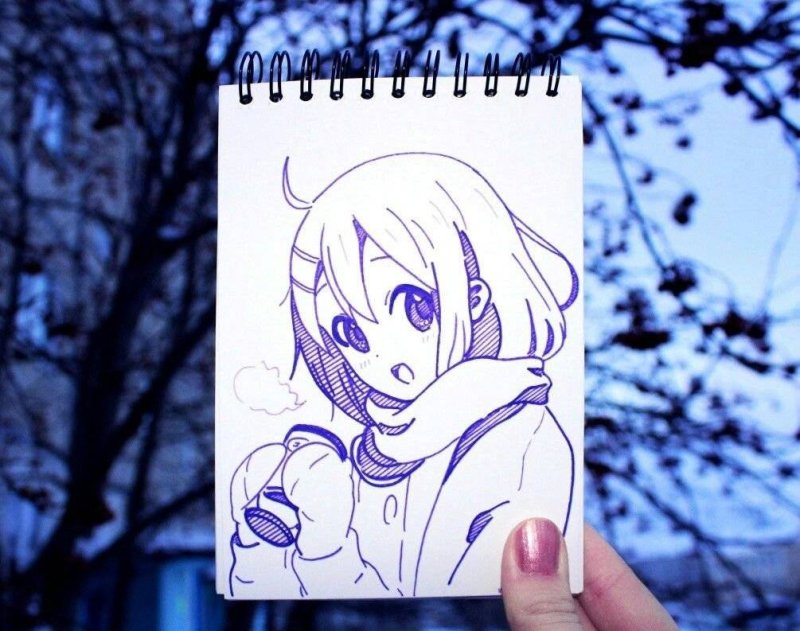 Аниме рисунки для новичков