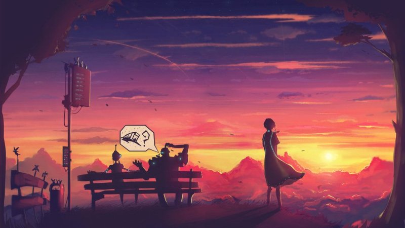 Аниме пейзаж