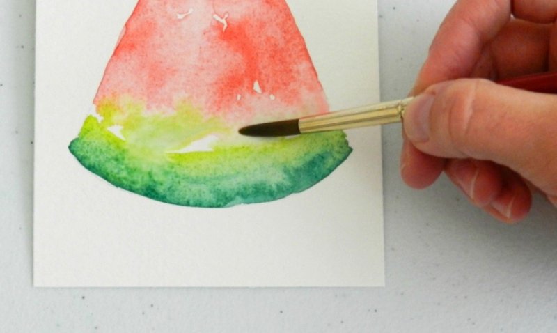 Рисунки акварелью легкие