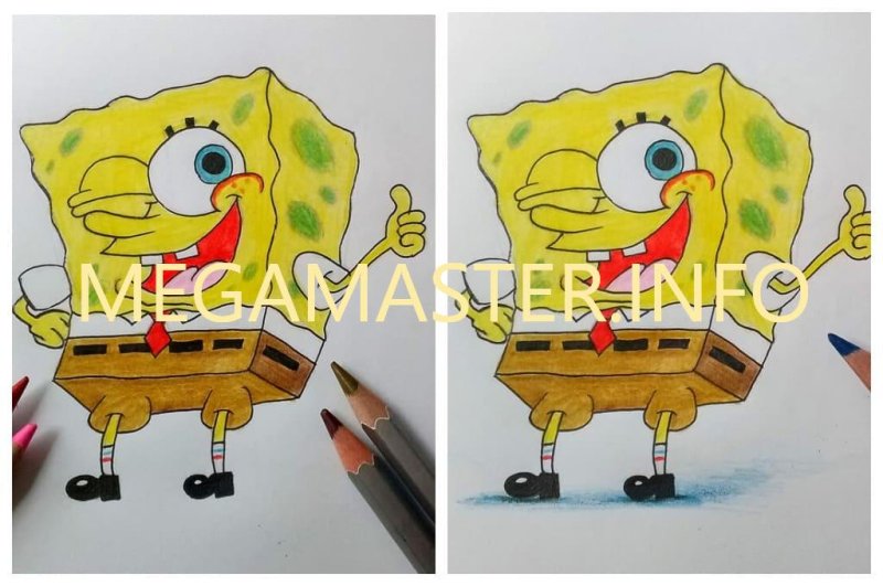 Спанч Боб рисунок