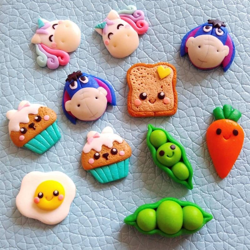 Фигурки из легкоготпластилина