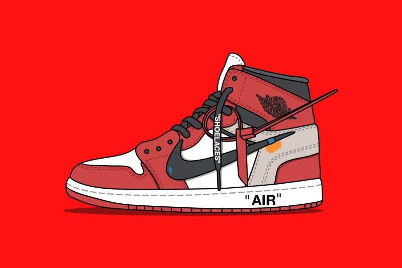 Nike Air Jordan 1 x off White