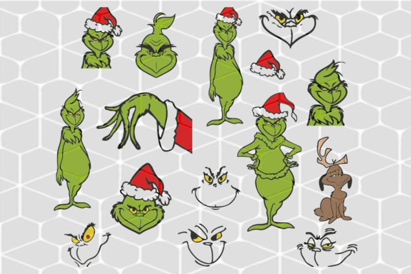 Наклейки the Grinch