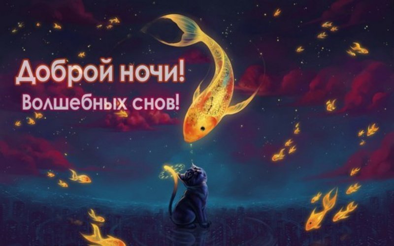 Чудесных и волшебных снов