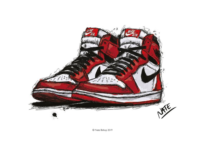 Nike Air Jordan 1 Art