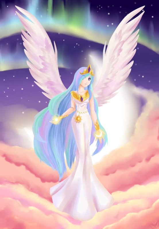 My little Pony принцесса Селестия человек