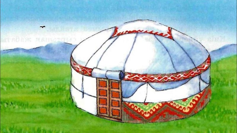 Казахская юрта Наурыз