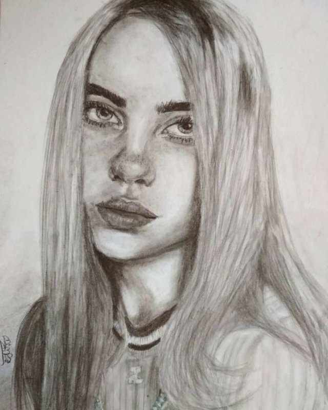 Билли Айлиш портрет