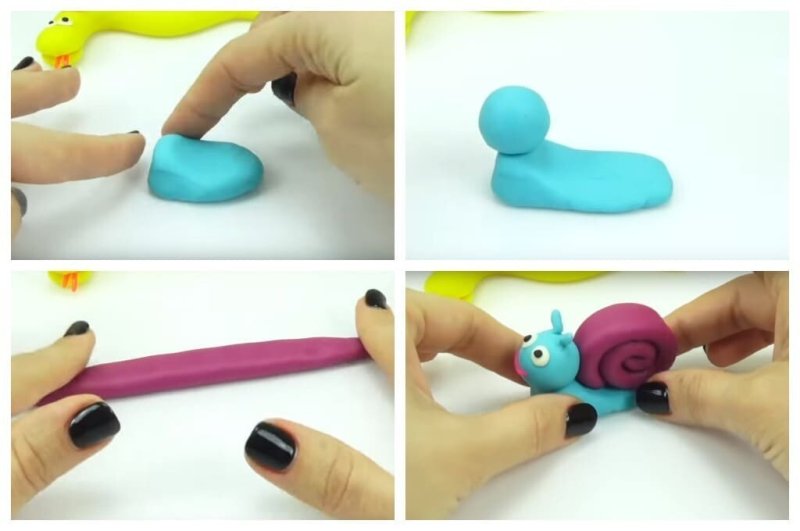 Фигурки из пластилина для детей