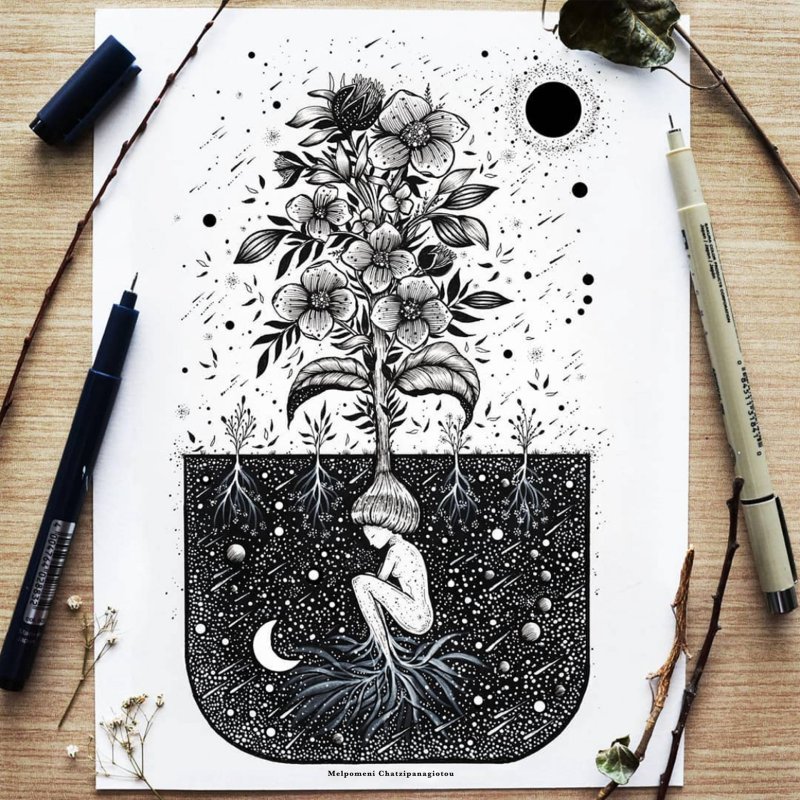 Рисунки для скетчбука