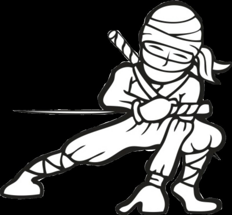 Ниндзя для рисование