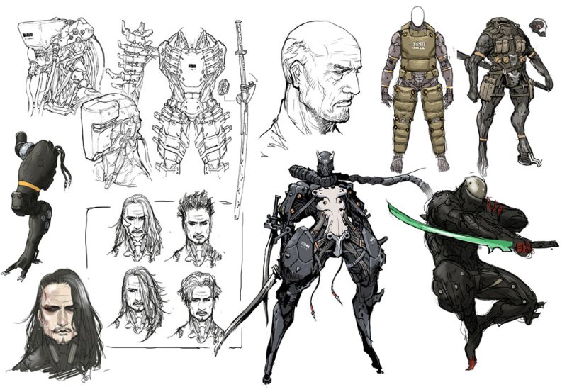 Концепт арты Metal Gear Rising