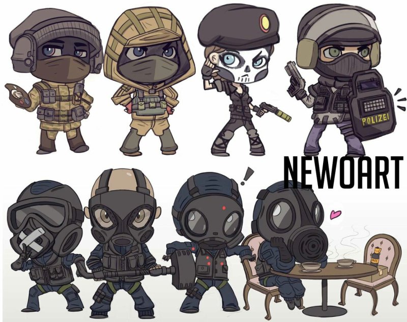 Чиби Rainbow Six
