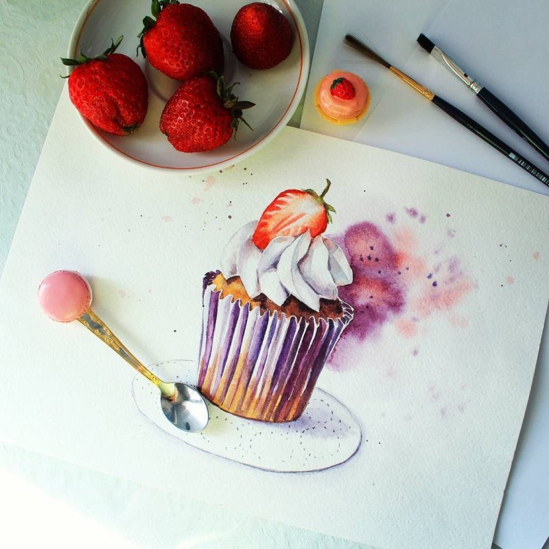 Десерт рисунок