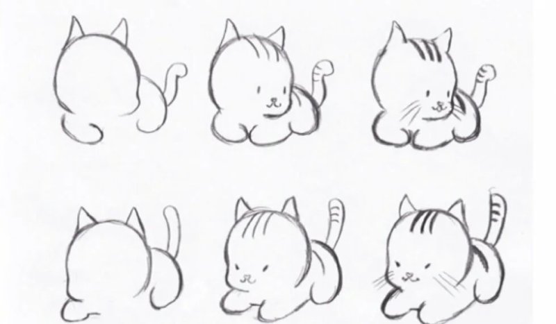 рисунки поэтапно карандашом для начинающих