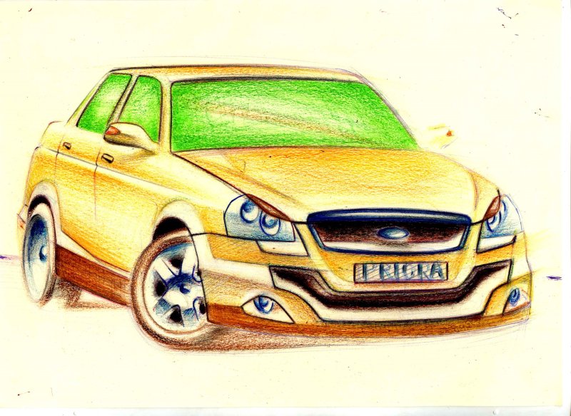 Автомобиль рисунок