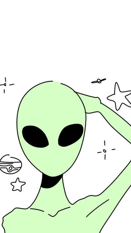 Инопланетянин рисунок