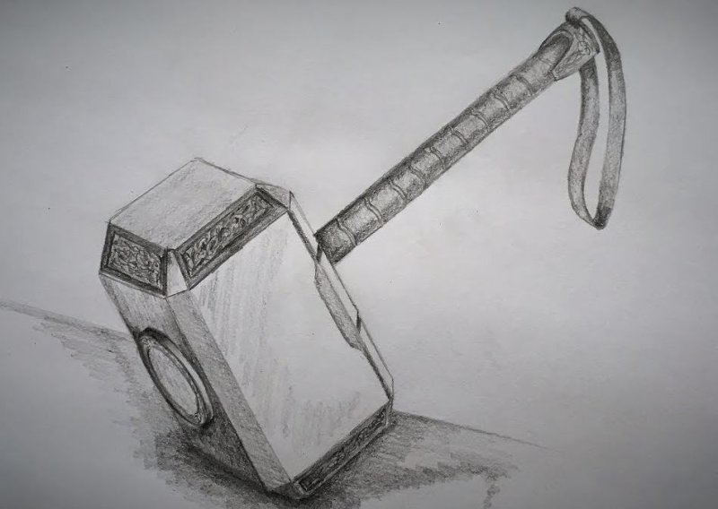 Мьёльнир рисунок