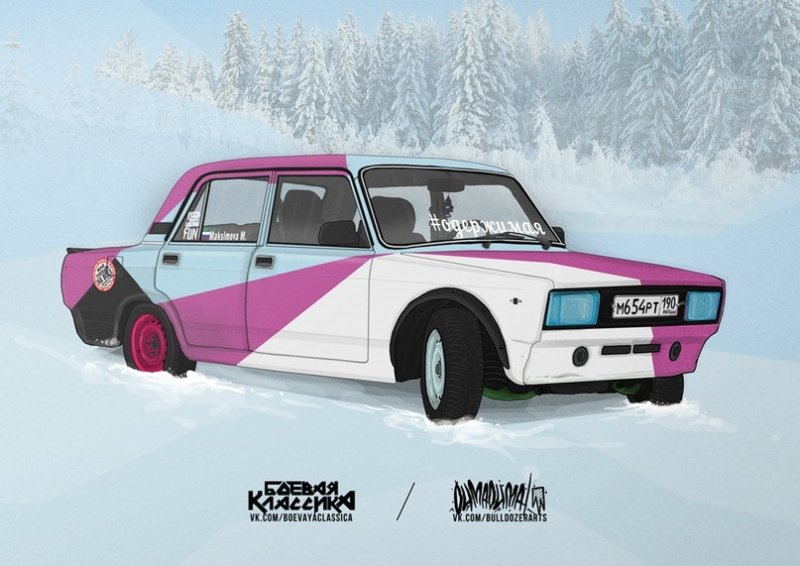 ВАЗ 2107 БК винил