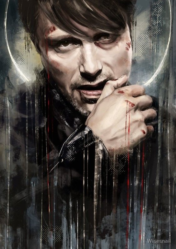 Ганнибал Лектор Мадс Миккельсен арт