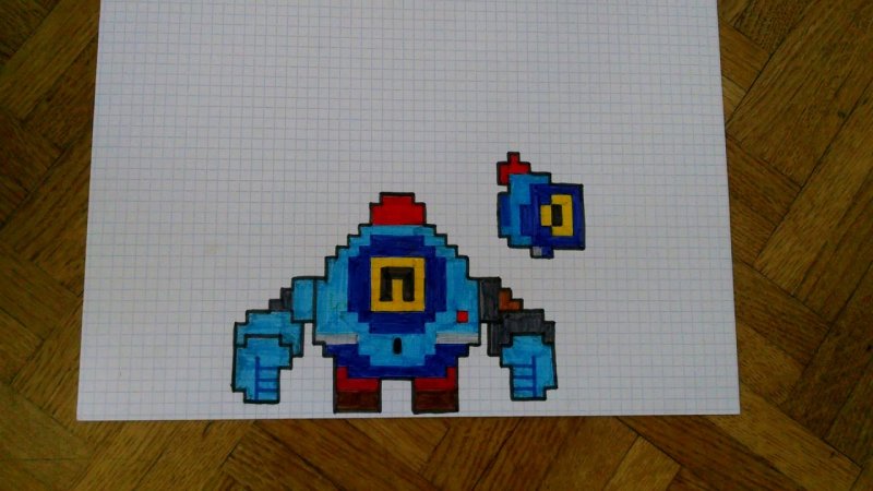 Браво старс Pixel Art
