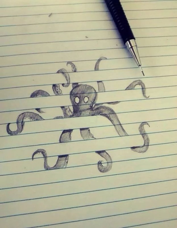 Рисунки ручкой