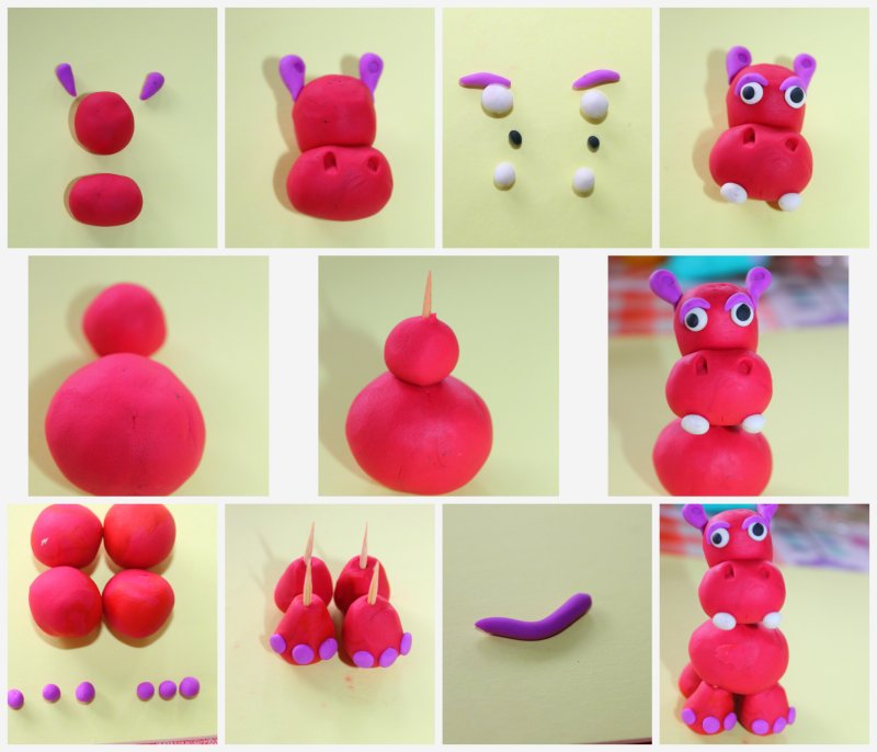 Фигурки из пластилина для детей