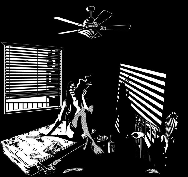 Детектив Нео-Нуар Pulp Art
