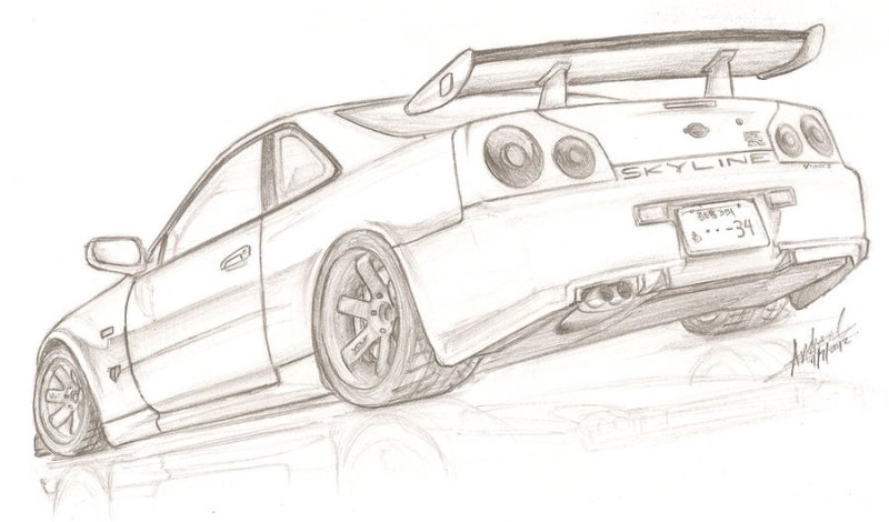 Nissan GTR r34