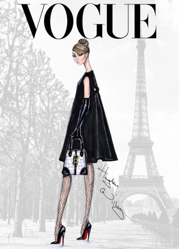 Иллюстрации в стиле Vogue