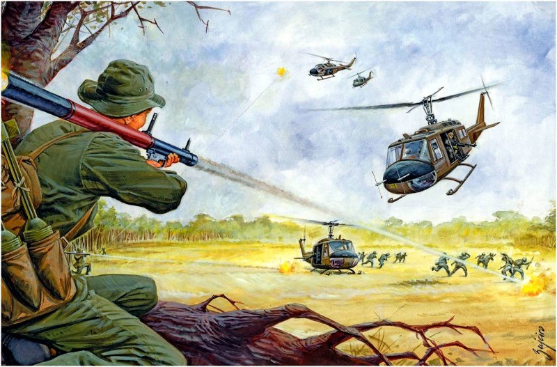 Рисунок на военную тематику