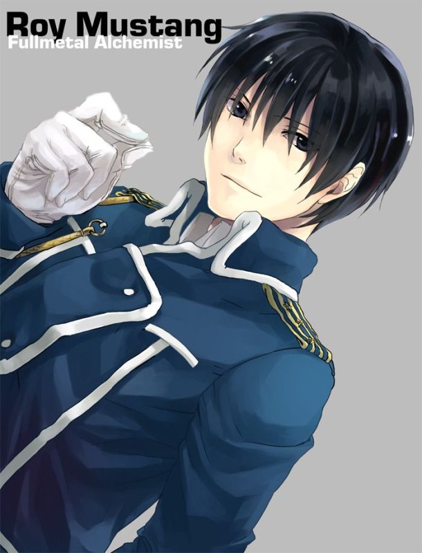 Стальной алхимик полковник Мустанг