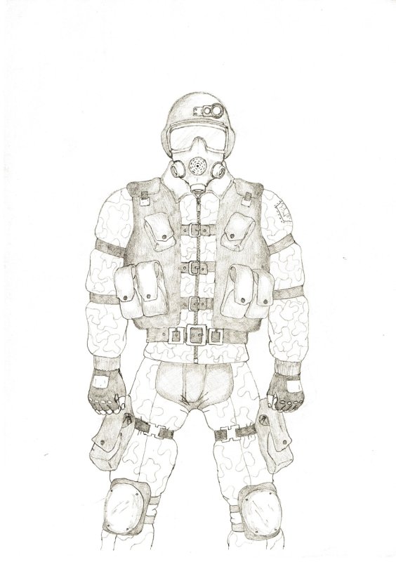 сталкер монолитовец раскраска