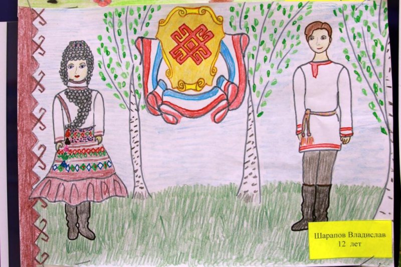 Рисунок на тему Марий Эл
