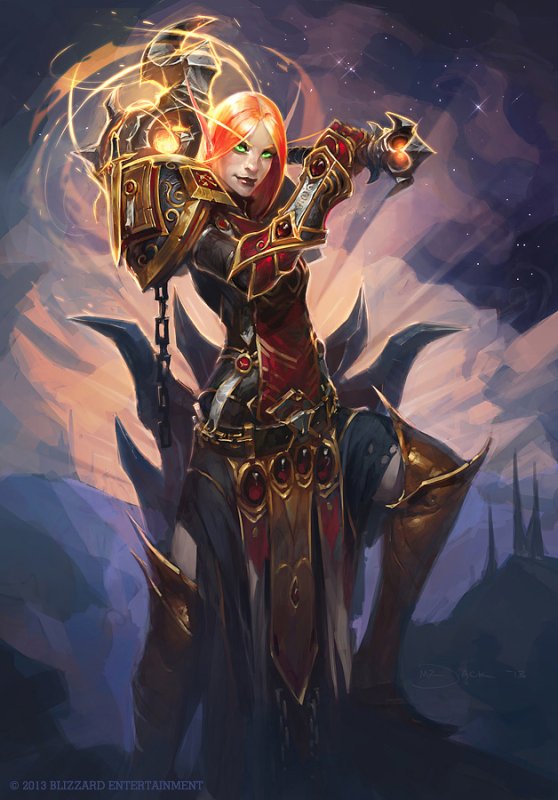 Кровавый Эльф Паладин wow