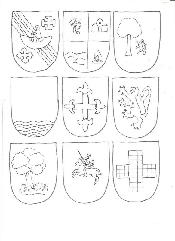 Эскиз фамильного герба