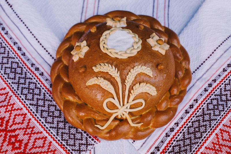 Хлеб казачий каравай Кубани