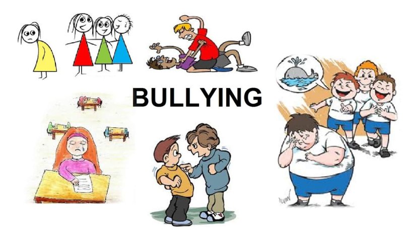 Буллинг в школе иллюстрация